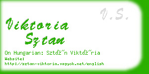 viktoria sztan business card